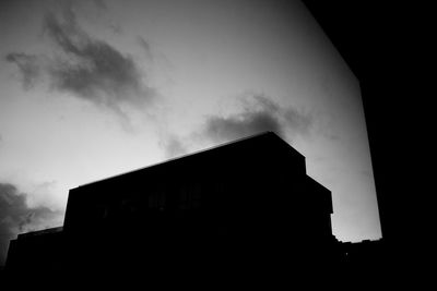 Low angle view of building against sky