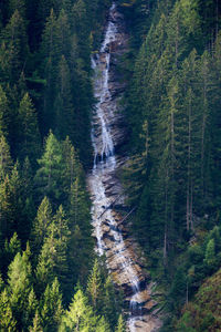 Torrential waterfall in in austrian alps