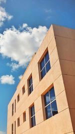 Low angle view of building against sky