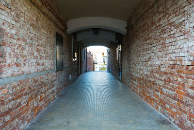 Corridor of building