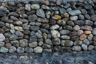 Full frame shot of stones