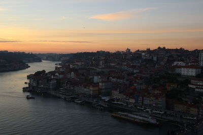 Moments before sunset on the porto