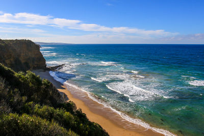 Scenic view of beach
