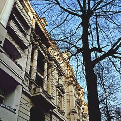 Low angle view of building against sky