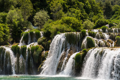 Skradinski buk waterfall krka national park croatia