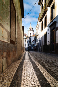 Street amidst buildings in city