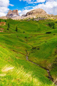 Scenic view of landscape against sky