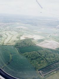 Aerial view of landscape