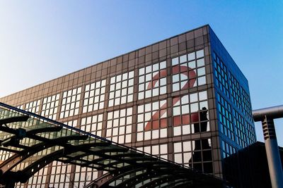 Low angle view of modern building