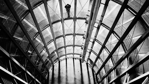 Low angle view of ceiling