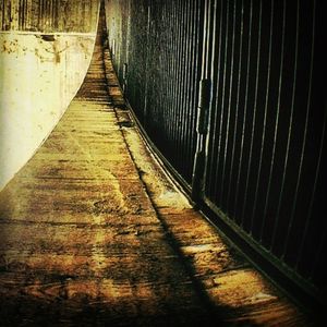 View of narrow alley