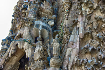 Low angle view of old building