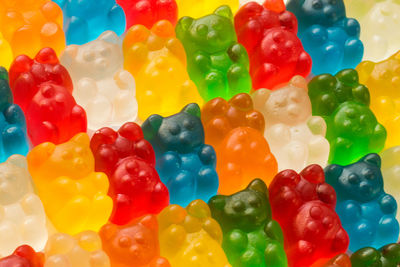 Close-up of multi colored candies