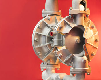 Close-up of machine part