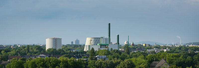 Cityscape against sky