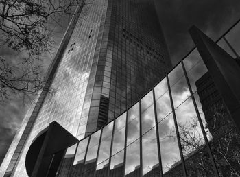 Low angle view of office building