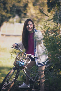 Portrait of a smiling young woman