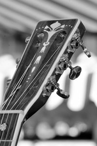 Close-up of guitar