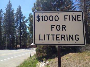 Road sign
