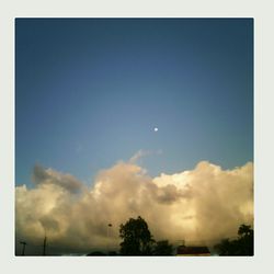 Low angle view of cloudy sky