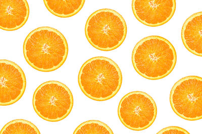 Full frame shot of orange and white background