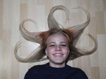 Portrait of a smiling young woman