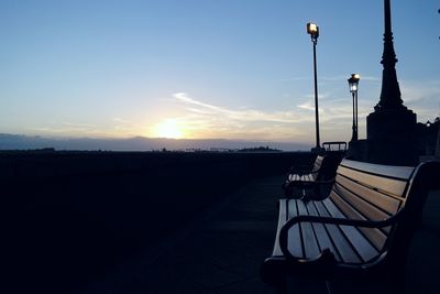 Scenic view of sky at sunset