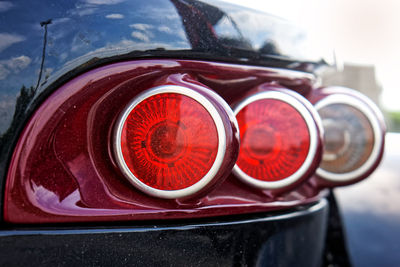 Close-up of vintage car