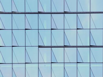 Full frame shot of glass facade 