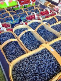 Close-up of multi colored for sale at market stall