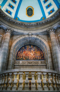 Low angle view of historical building