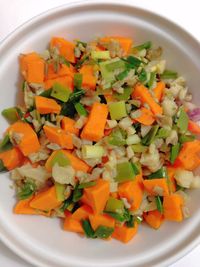 Close-up of salad in plate