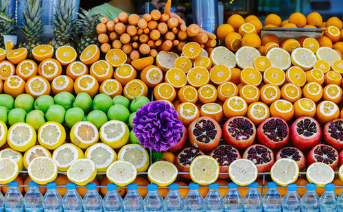 Close-up of multi colored for sale in market