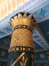 Low angle view of sculpture