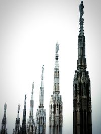 Low angle view of cathedral against clear sky