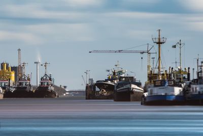 View of commercial dock