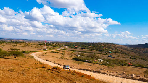 Scenic view of landscape against sky
