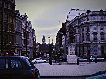 View of city street