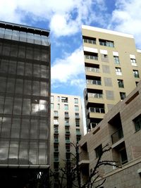 Low angle view of buildings against sky