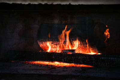 Bonfire at night