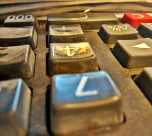 Close-up of food on table