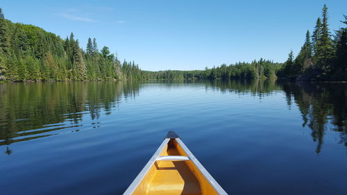 Scenic view of calm lake