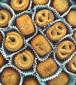 Full frame shot of cookies