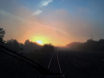 Scenic view of sunset sky