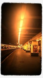 View of illuminated city