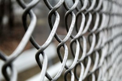 Close-up of chainlink fence