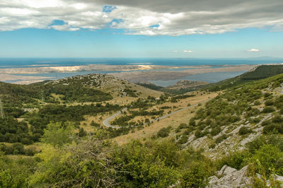 Scenic view of landscape against sky