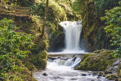 View of waterfall