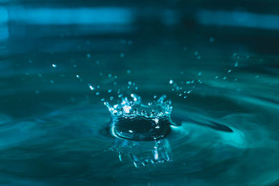 Close-up of water splashing