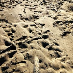 Full frame shot of sand